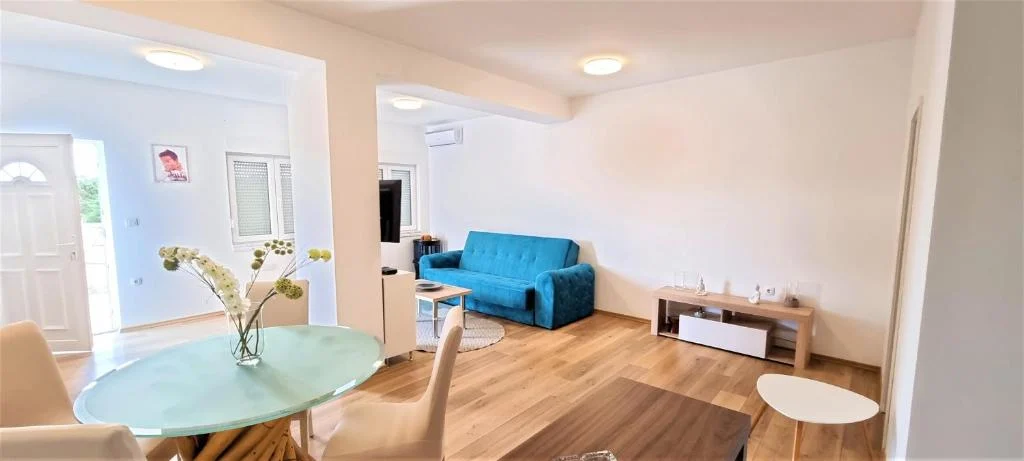 Living area inside an apartment at Villa Prince & Tiffany Novalja